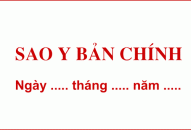 Có thể dùng bản sao y bản chính để chứng thực được không